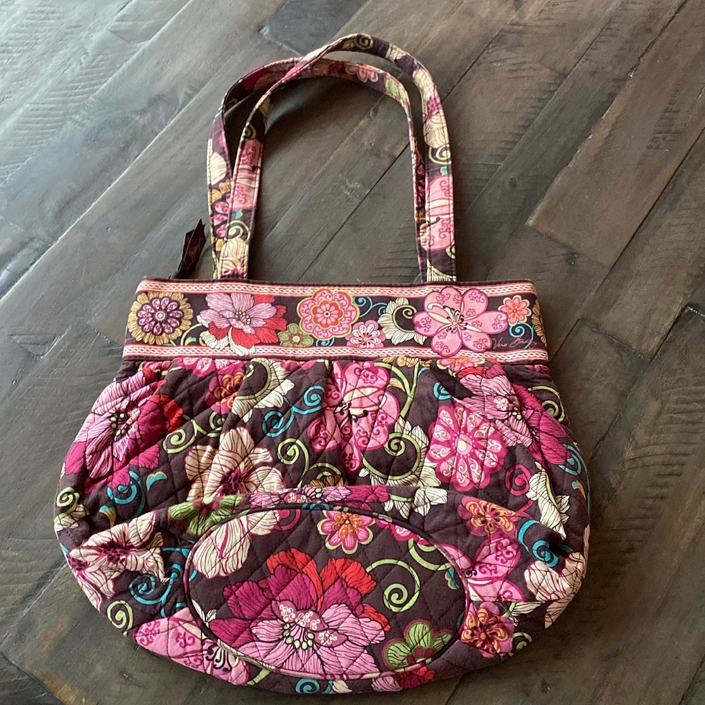 Womens Vera Bradley Red Morgan Bag Mod Floral Pink purse